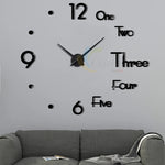 Contemporary 3D Wall Clock